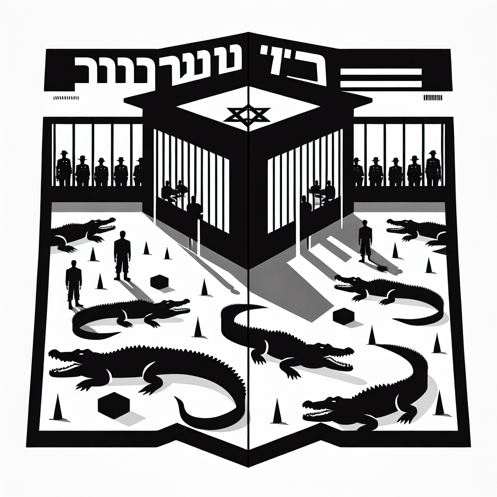 İsrail'de tartışmalı 'timsahtan çevrili cezaevi' önerisi gündemde