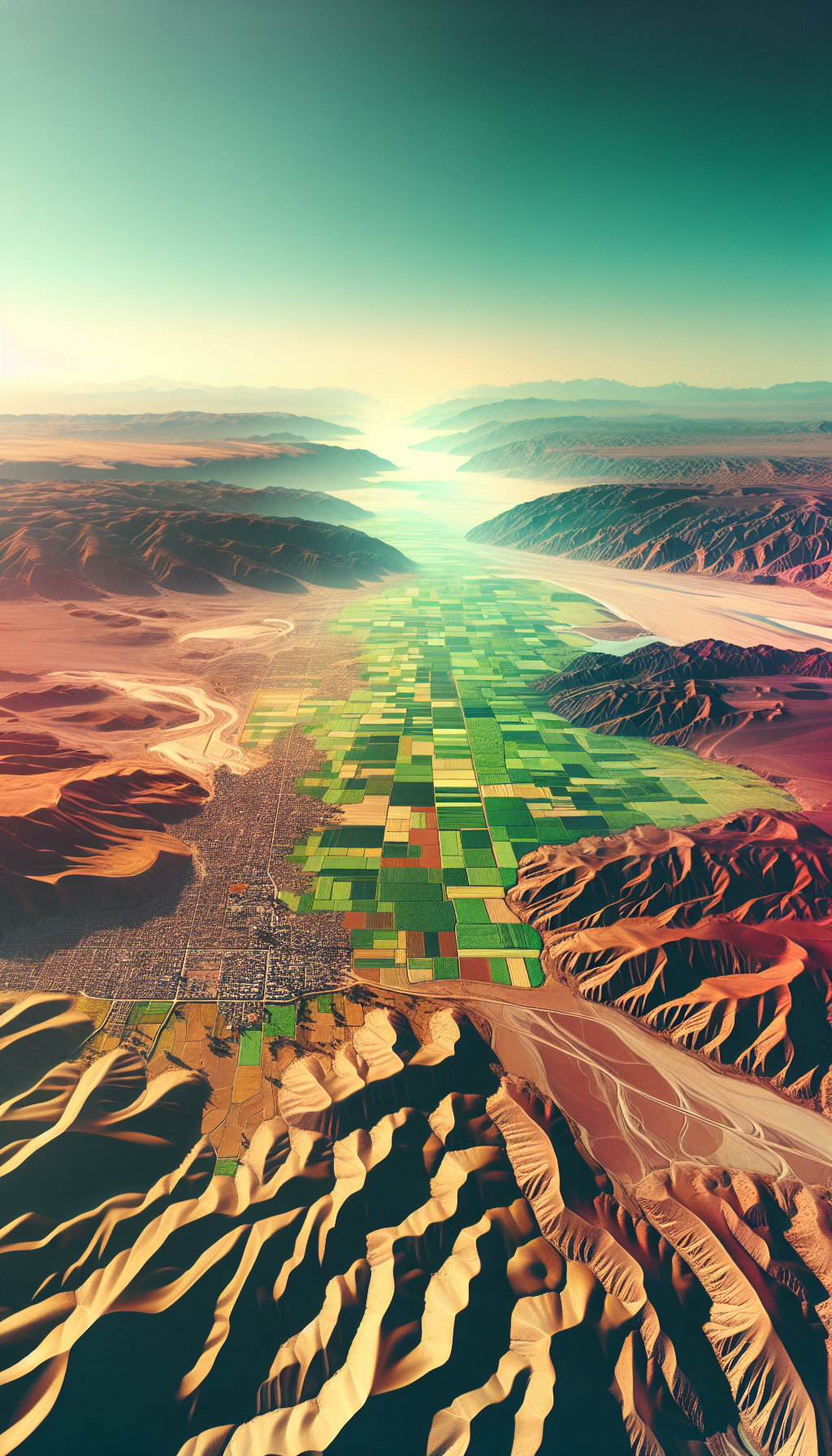 Peru, çölü tarım merkezine dönüştürdü